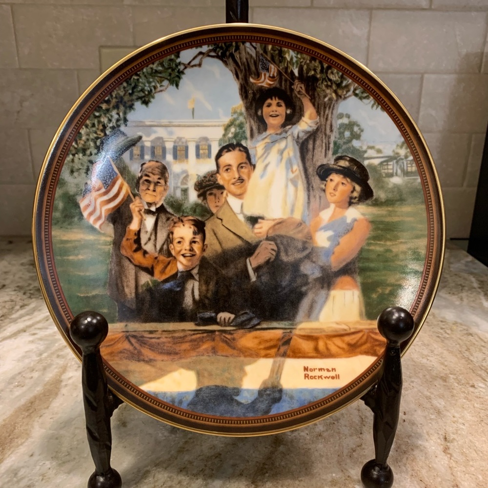 VINTAGE NORMAN ROCKWELL PLATE